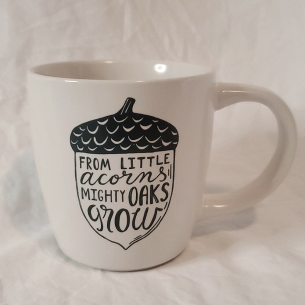 Indigo Mug From Little Acorns Mighty Oaks Grow